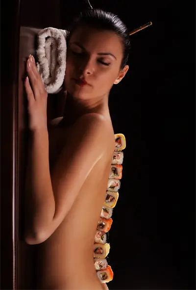 Lorem Servo - Topless Sushi Model